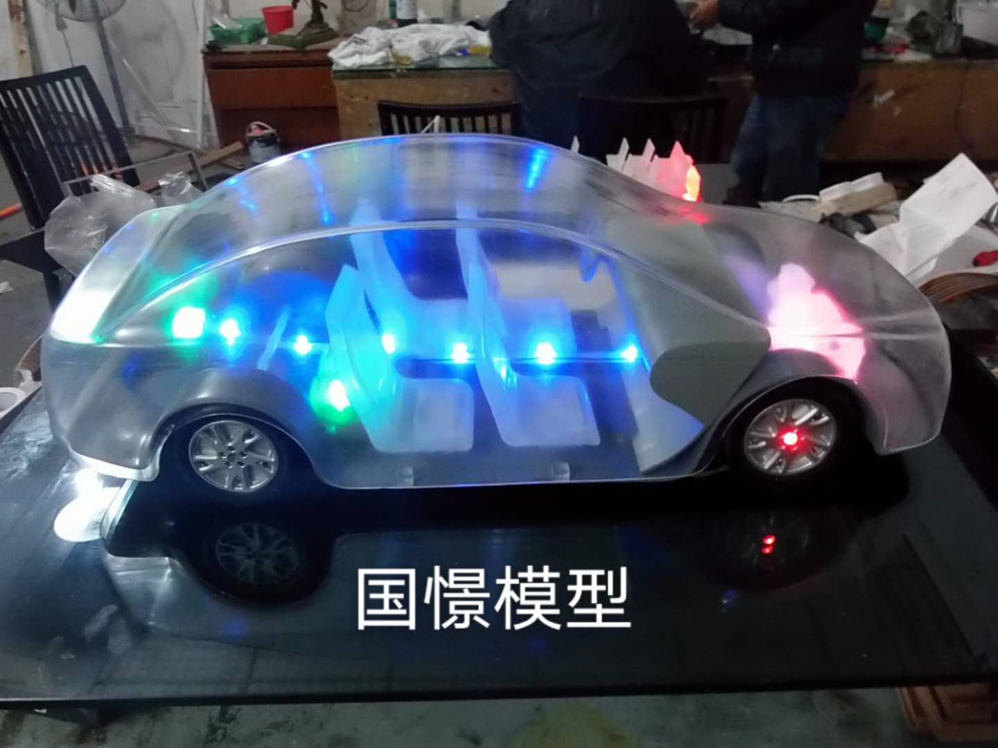 响水县透明车模型